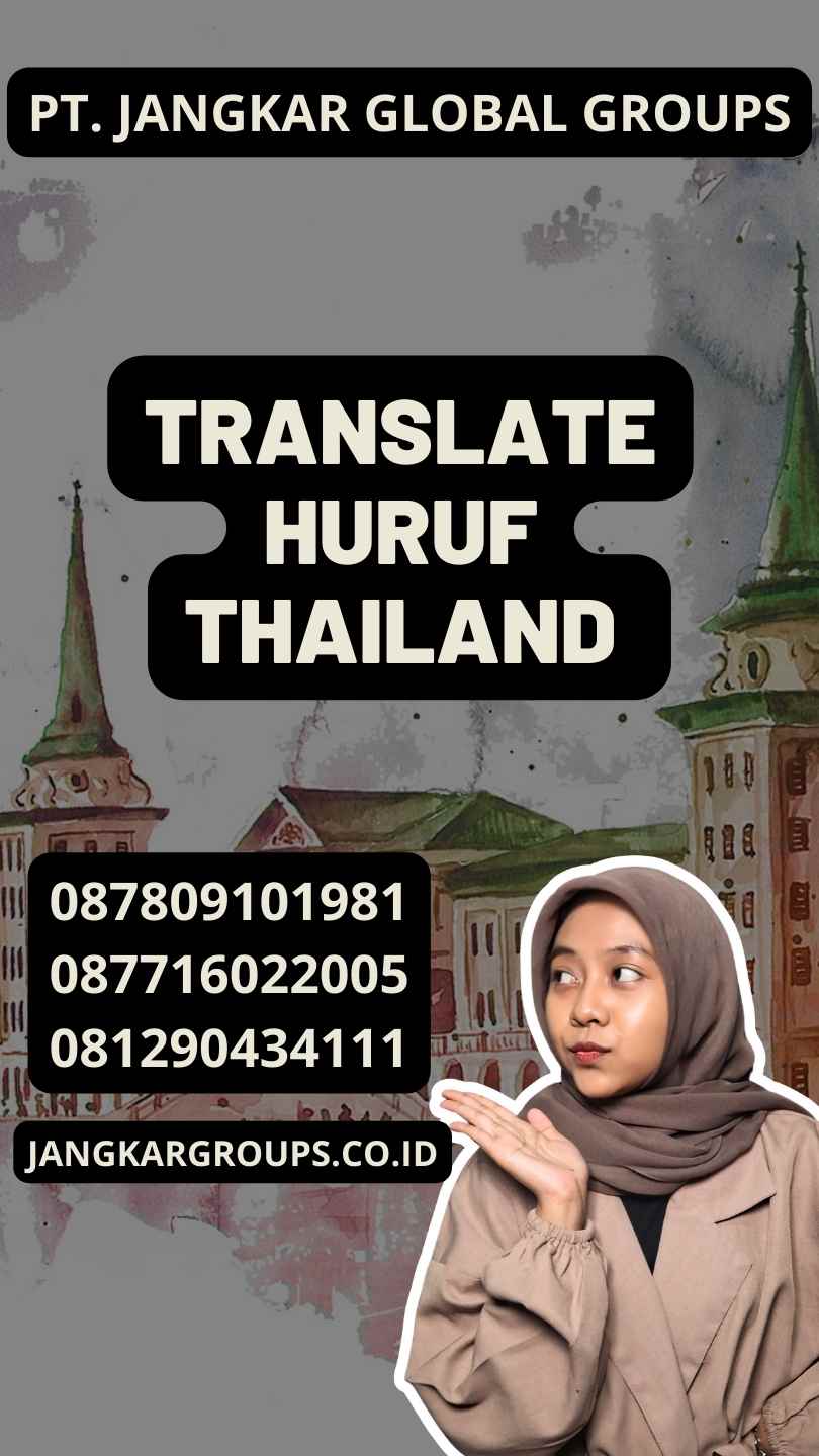 Translate Huruf Thailand 