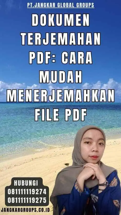 Dokumen Terjemahan PDF Cara Mudah Menerjemahkan File PDF