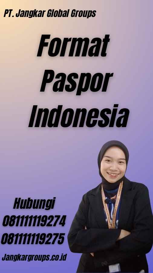 Format Paspor Indonesia