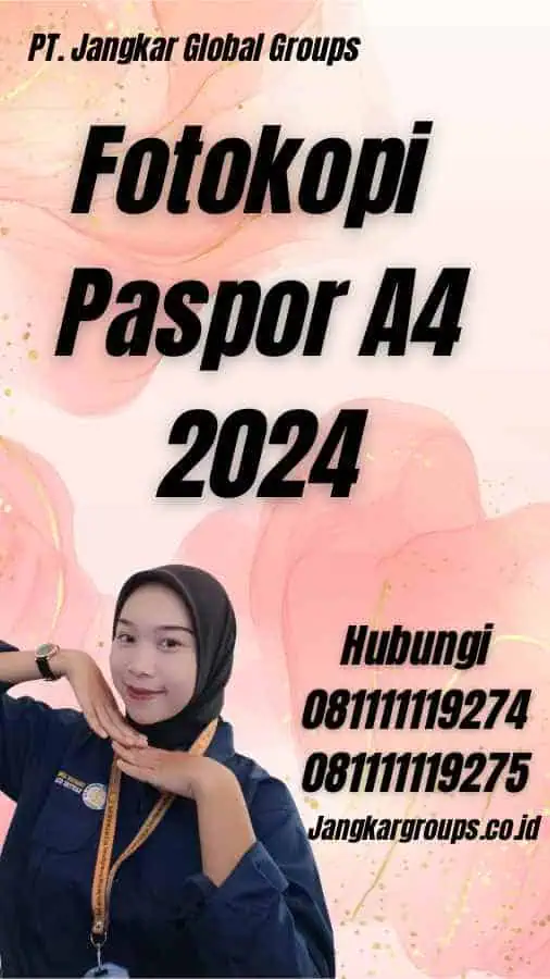 Fotokopi Paspor A4 2024