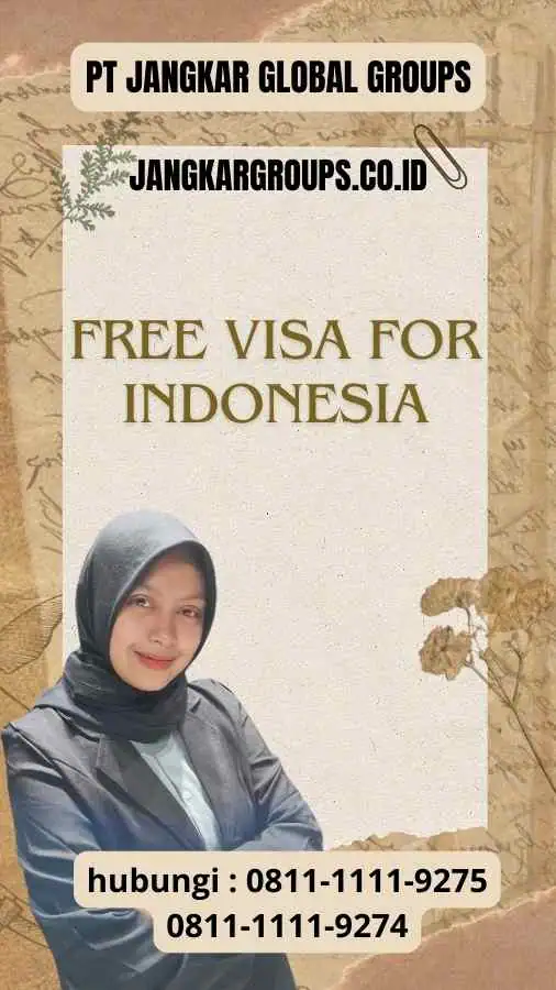 Free Visa for Indonesia: