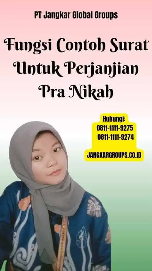 Fungsi Contoh Surat Untuk Perjanjian Pra Nikah