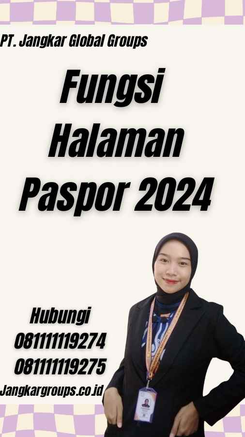 Fungsi Halaman Paspor 2024