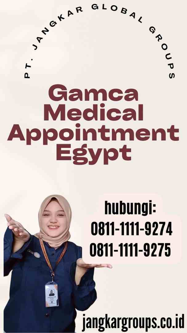 Gamca Medical Appointment Egypt