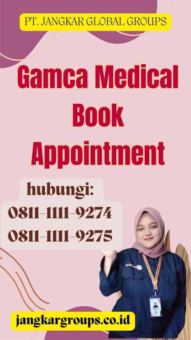 Gamca Medical Book Appointment
