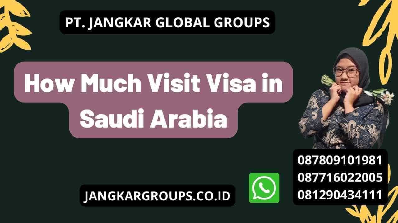How Much Visit Visa in Saudi Arabia