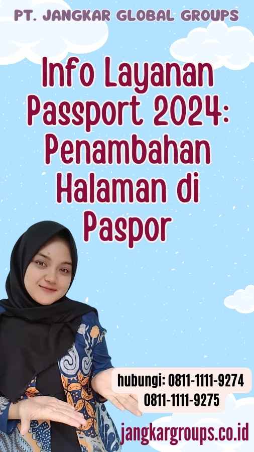 Info Layanan Passport 2024 Penambahan Halaman di Paspor