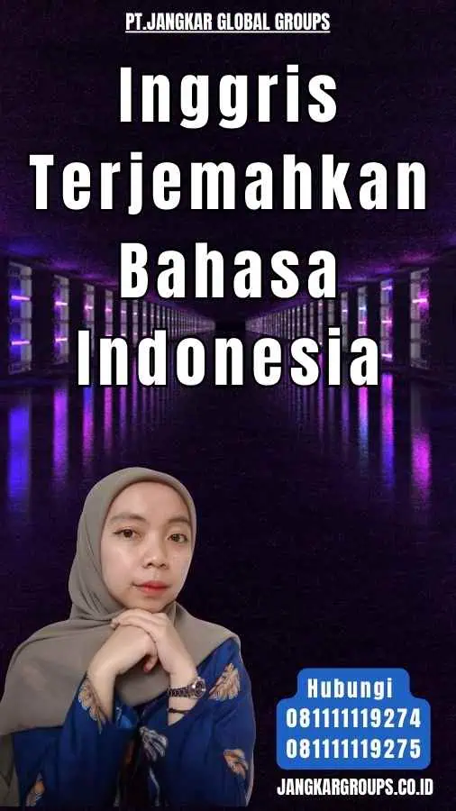 Inggris Terjemahkan Bahasa Indonesia