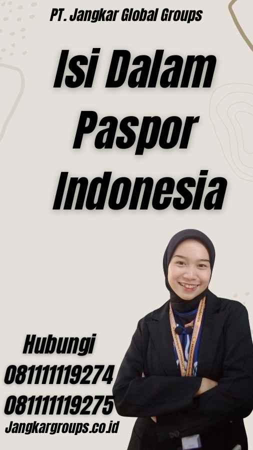 Isi Dalam Paspor Indonesia