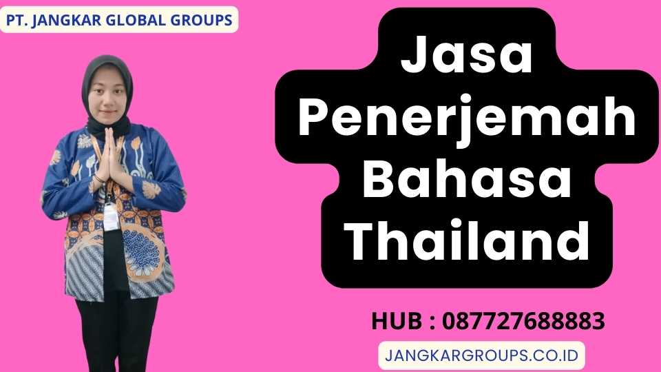 Jasa Penerjemah Bahasa Thailand