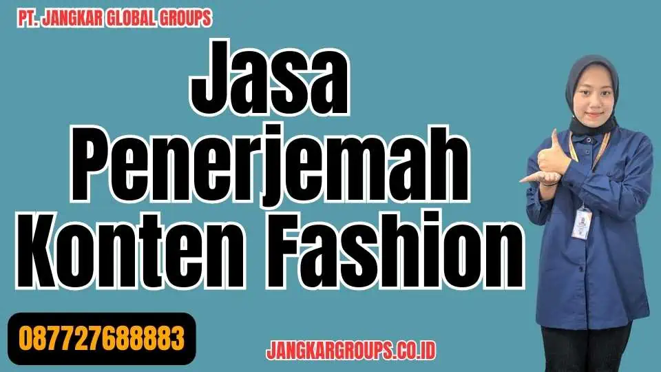 Jasa Penerjemah Konten Fashion