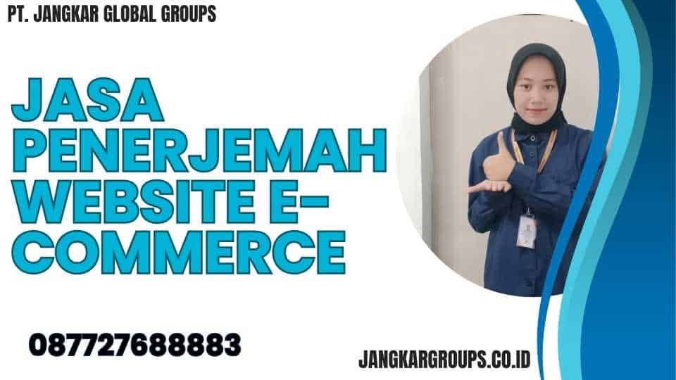 Jasa Penerjemah Website E-Commerce