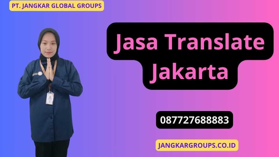 Jasa Translate Jakarta
