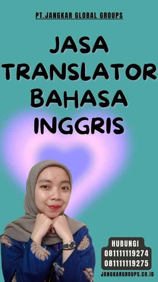 Jasa Translator Bahasa Inggris