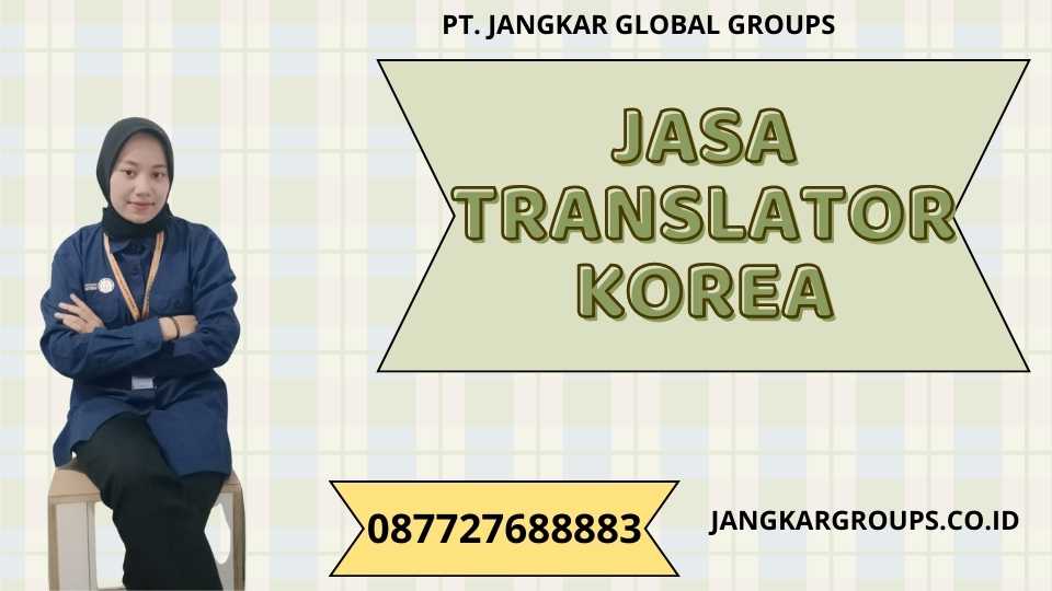 Jasa Translator Korea