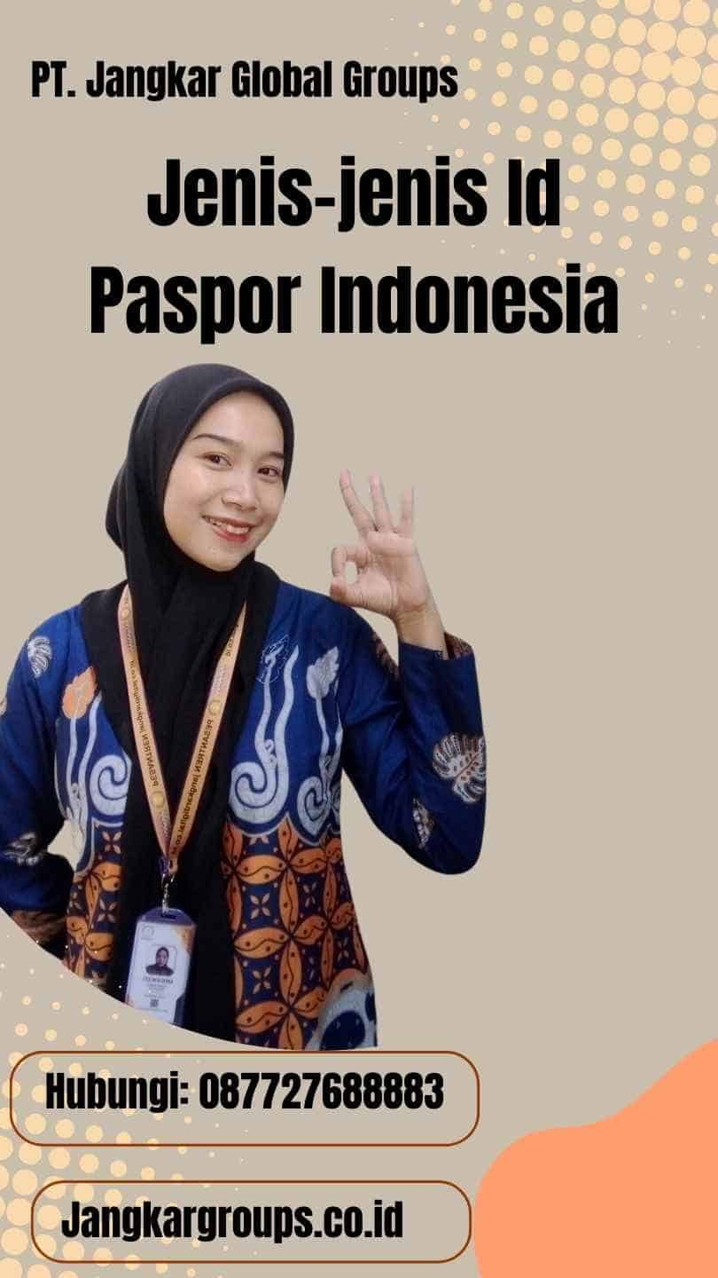 Jenis-jenis Id Paspor Indonesia