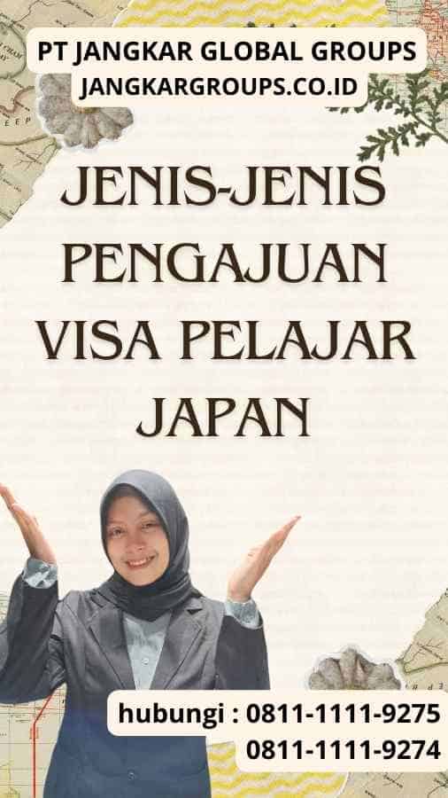 Jenis-jenis Pengajuan Visa Pelajar Japan