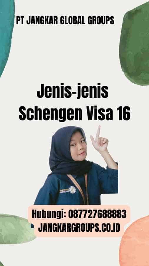 Jenis-jenis Schengen Visa 16