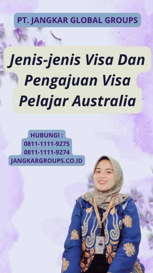 Jenis-jenis Visa Dan Pengajuan Visa Pelajar Australia