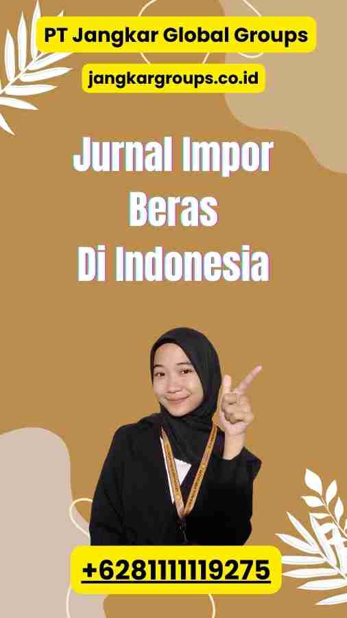 Jurnal Impor Beras Di Indonesia