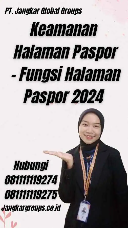 Keamanan Halaman Paspor - Fungsi Halaman Paspor 2024