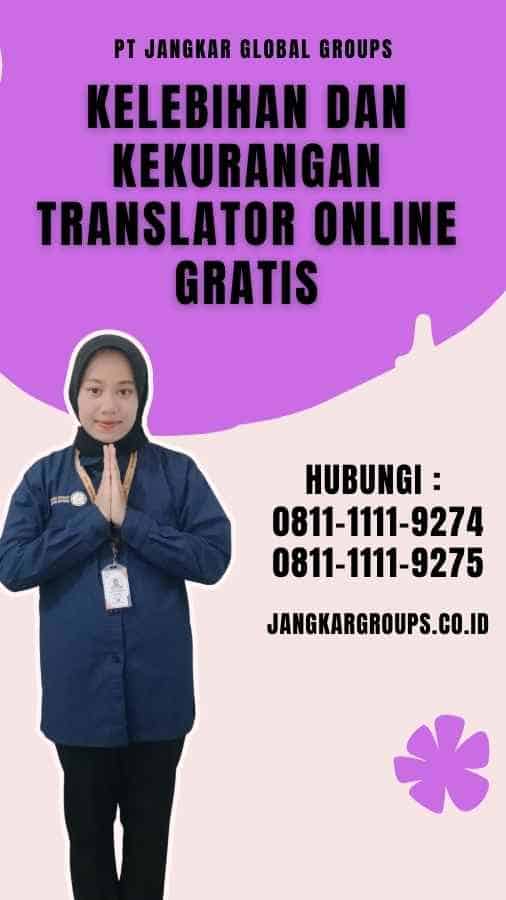 Kelebihan dan Kekurangan Translator Online Gratis