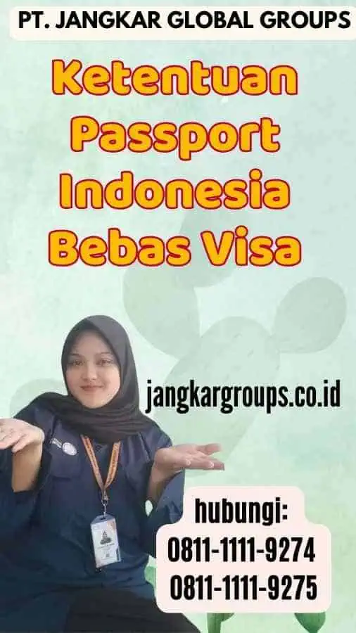 Ketentuan Passport Indonesia Bebas Visa (1)