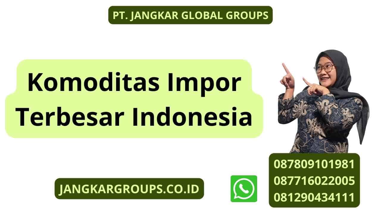 Komoditas Impor Terbesar Indonesia