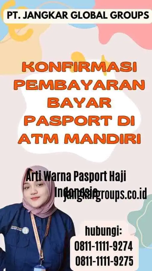 Konfirmasi pembayaran Bayar Pasport Di Atm Mandiri