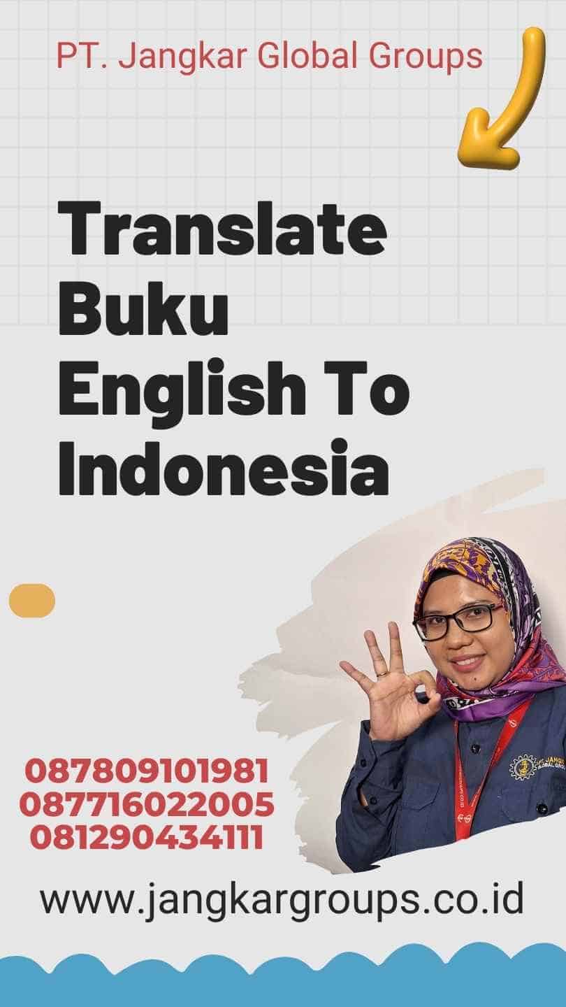 Translate Buku English To Indonesia