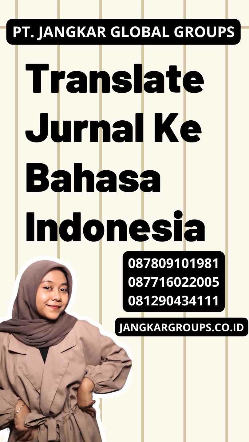 Translate Jurnal Ke Bahasa Indonesia