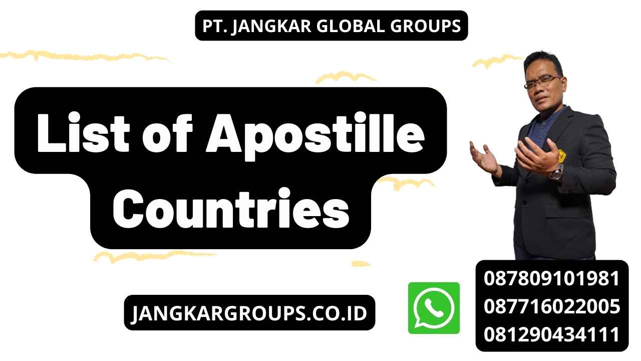 List of Apostille Countries
