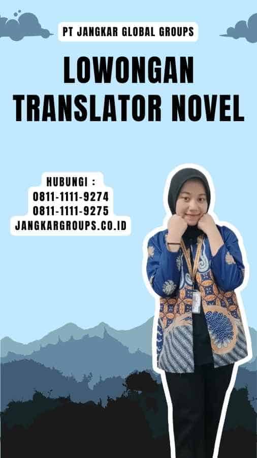 Lowongan Translator Novel