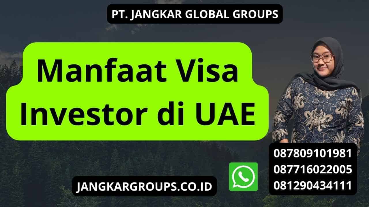 Manfaat Visa Investor di UAE