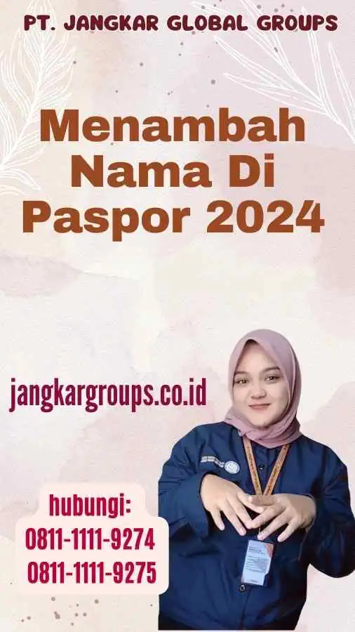 Menambah Nama Di Paspor 2024