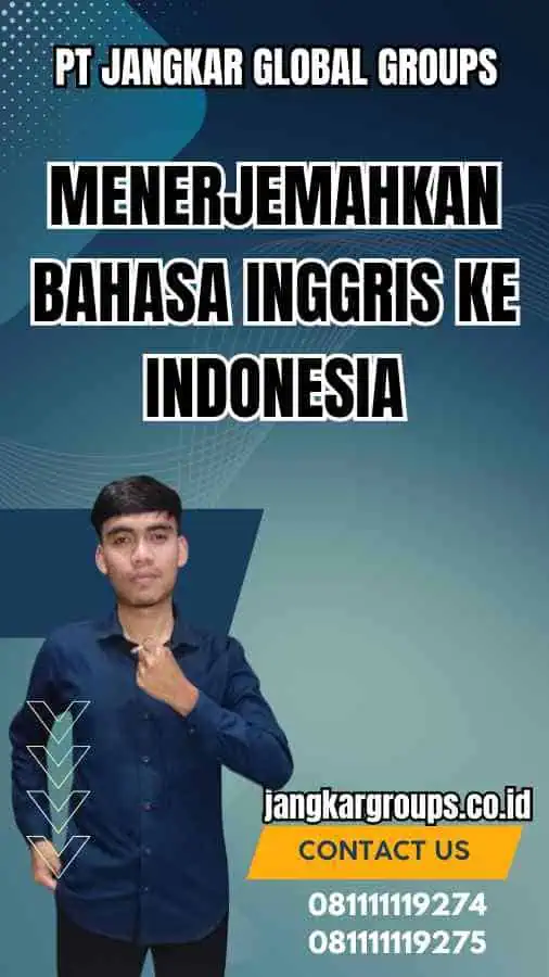 Menerjemahkan Bahasa Inggris ke Indonesia