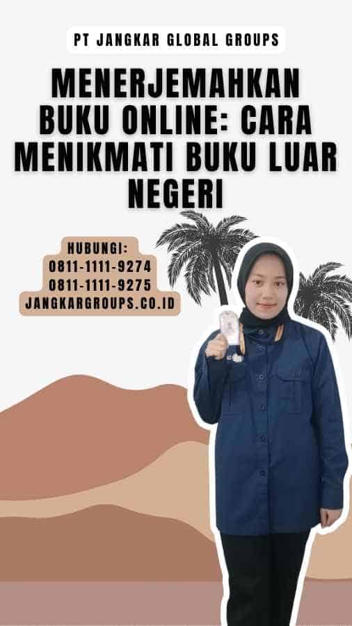 Menerjemahkan Buku Online Cara Menikmati Buku Luar Negeri