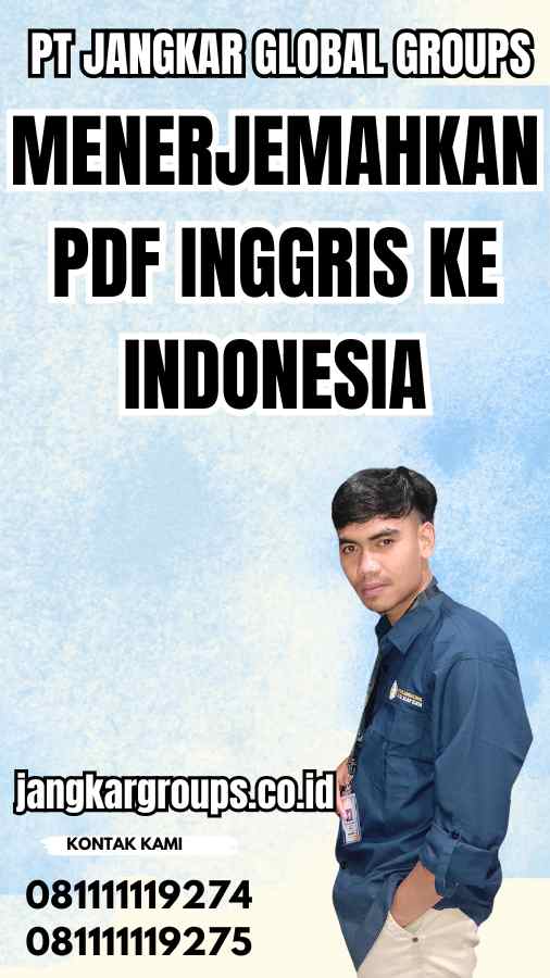 Menerjemahkan PDF Inggris ke Indonesia