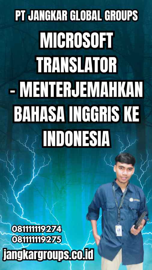 Microsoft Translator - Menterjemahkan Bahasa Inggris ke Indonesia