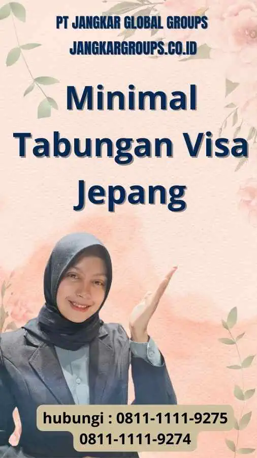 Minimal Tabungan Visa Jepang