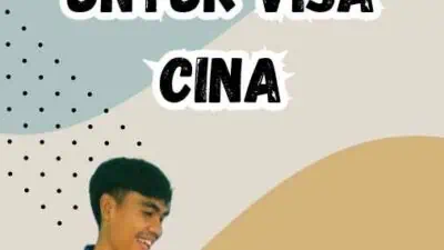 Pas Photo untuk Visa Cina