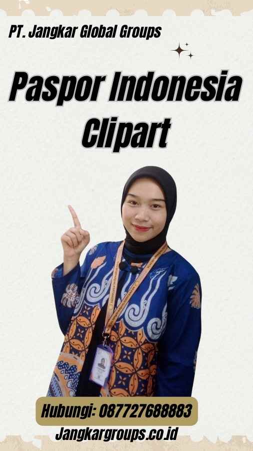 Paspor Indonesia Clipart