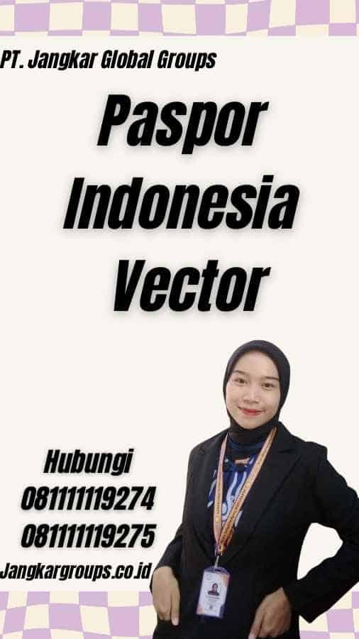 Paspor Indonesia Vector