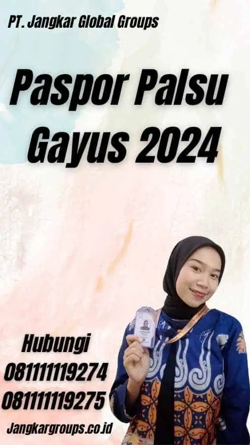 Paspor Palsu Gayus 2024