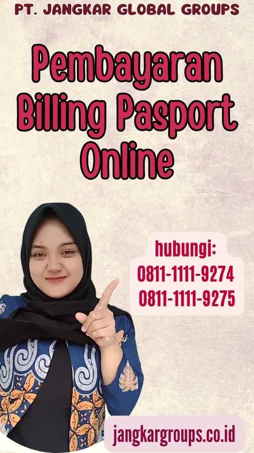 Pembayaran Billing Pasport Online