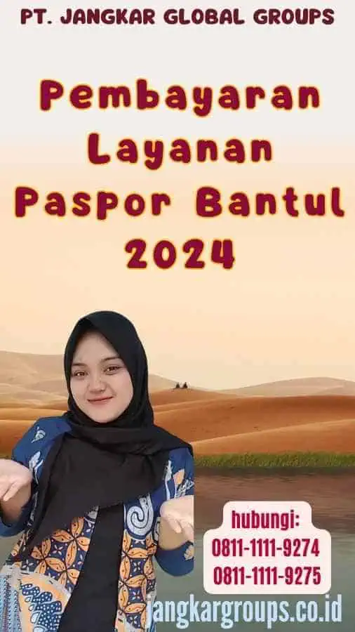 Pembayaran Layanan Paspor Bantul 2024