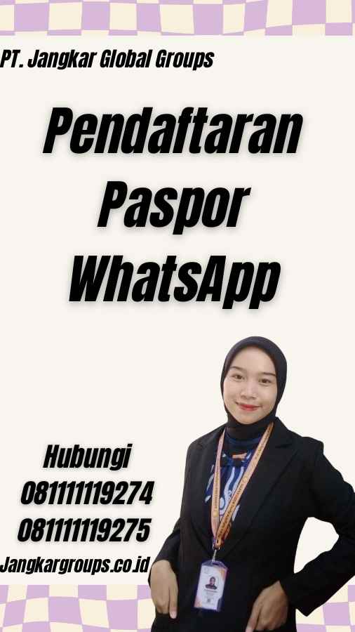 Pendaftaran Paspor WhatsApp