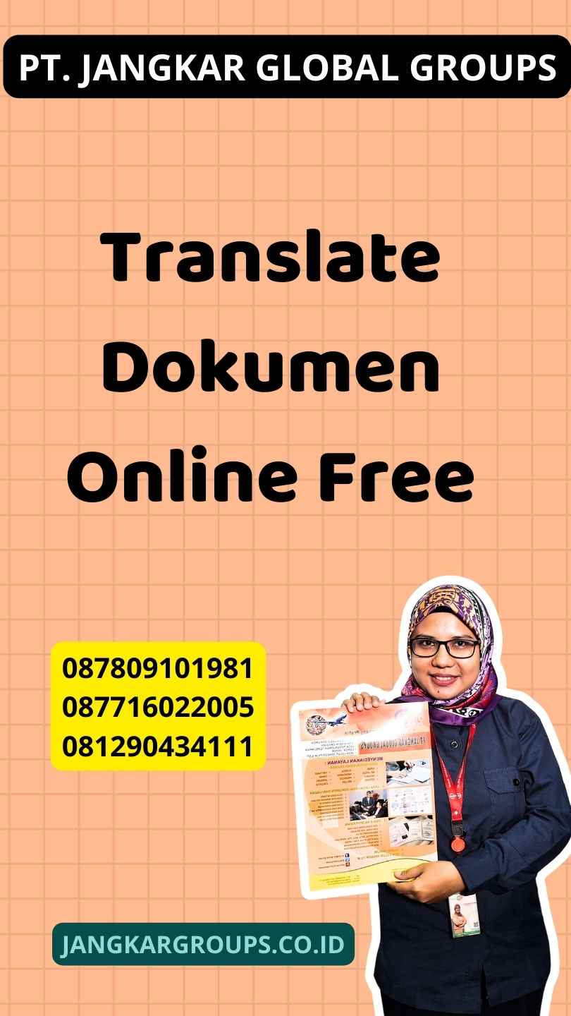 Translate Dokumen Online Free