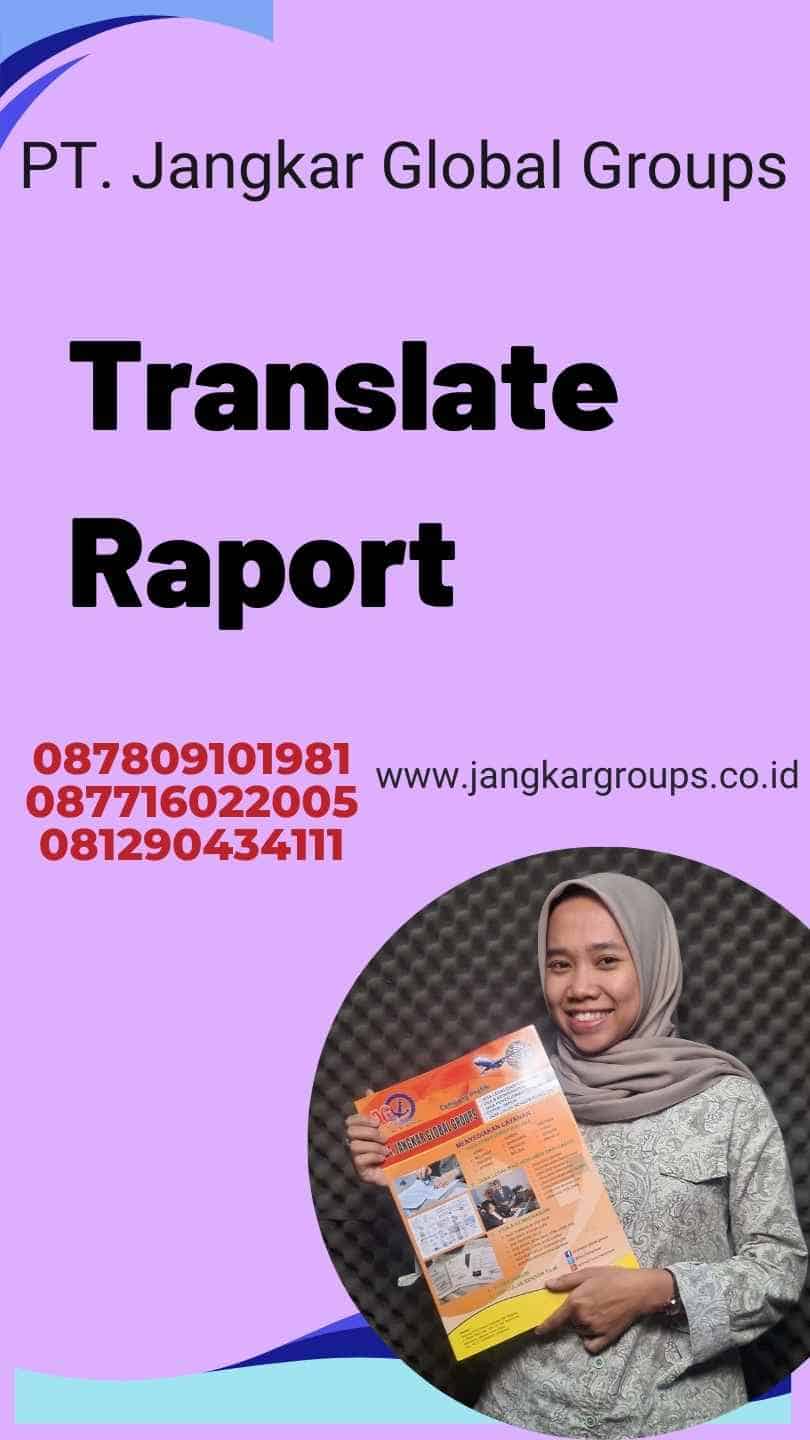 Translate Raport