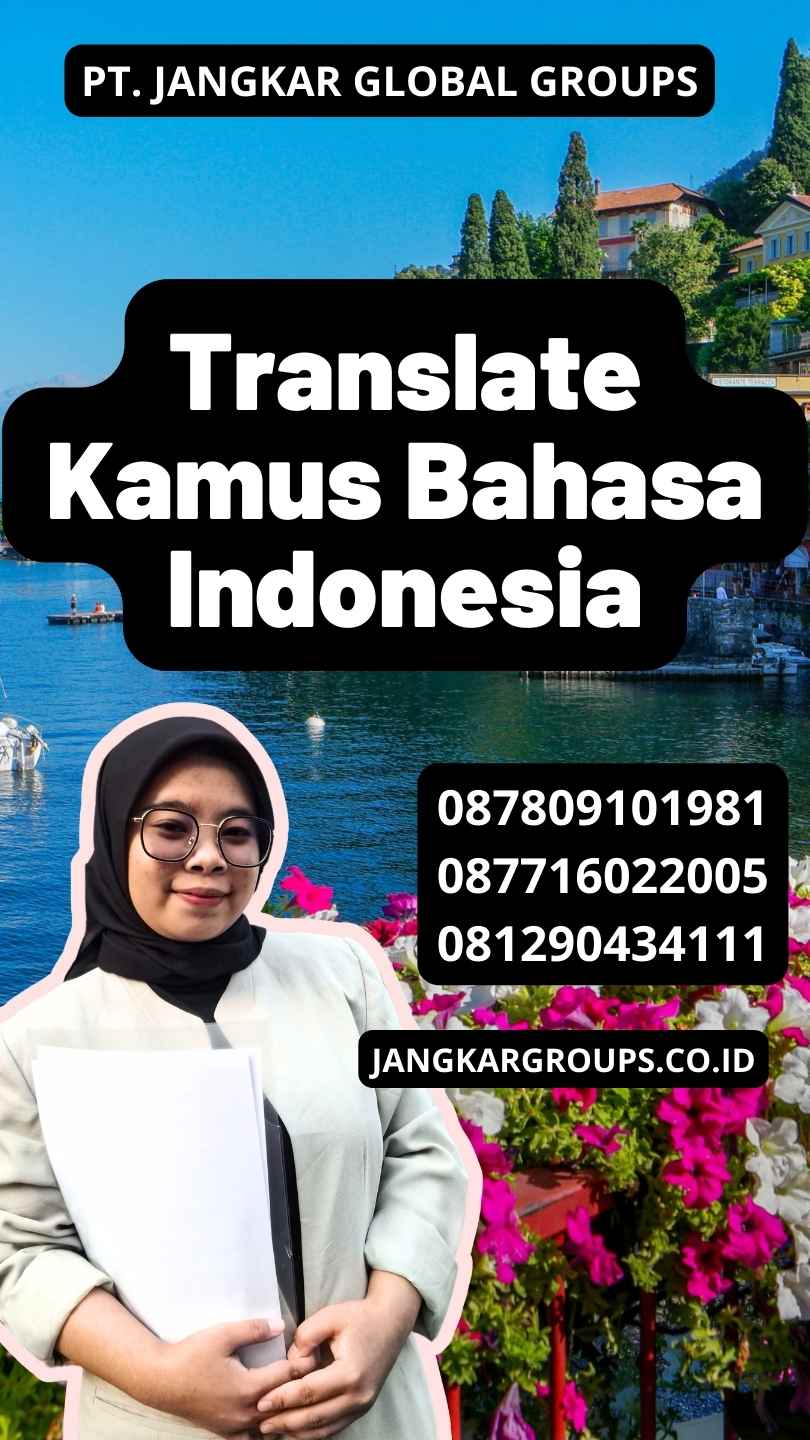 Translate Kamus Bahasa Indonesia